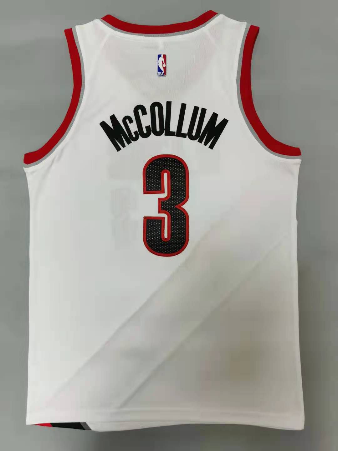 Men Portland Trail Blazers 3 Mccollum White 2021 Nike Game NBA Jerseys